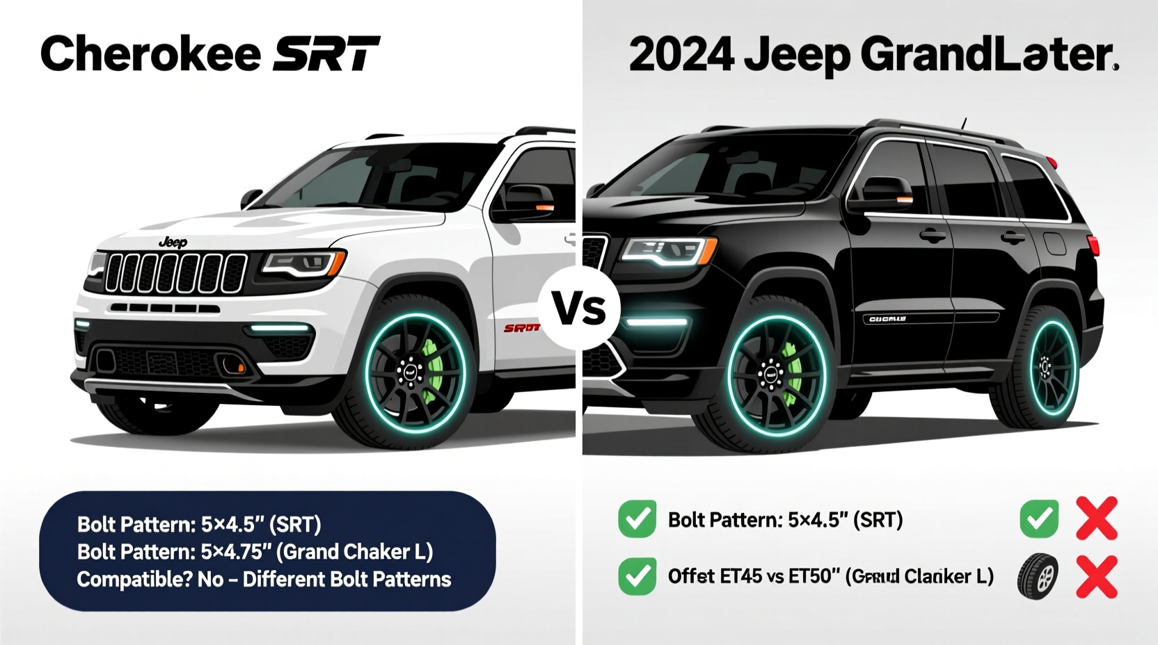 cherokee srt vs grand cherokee l led wheel