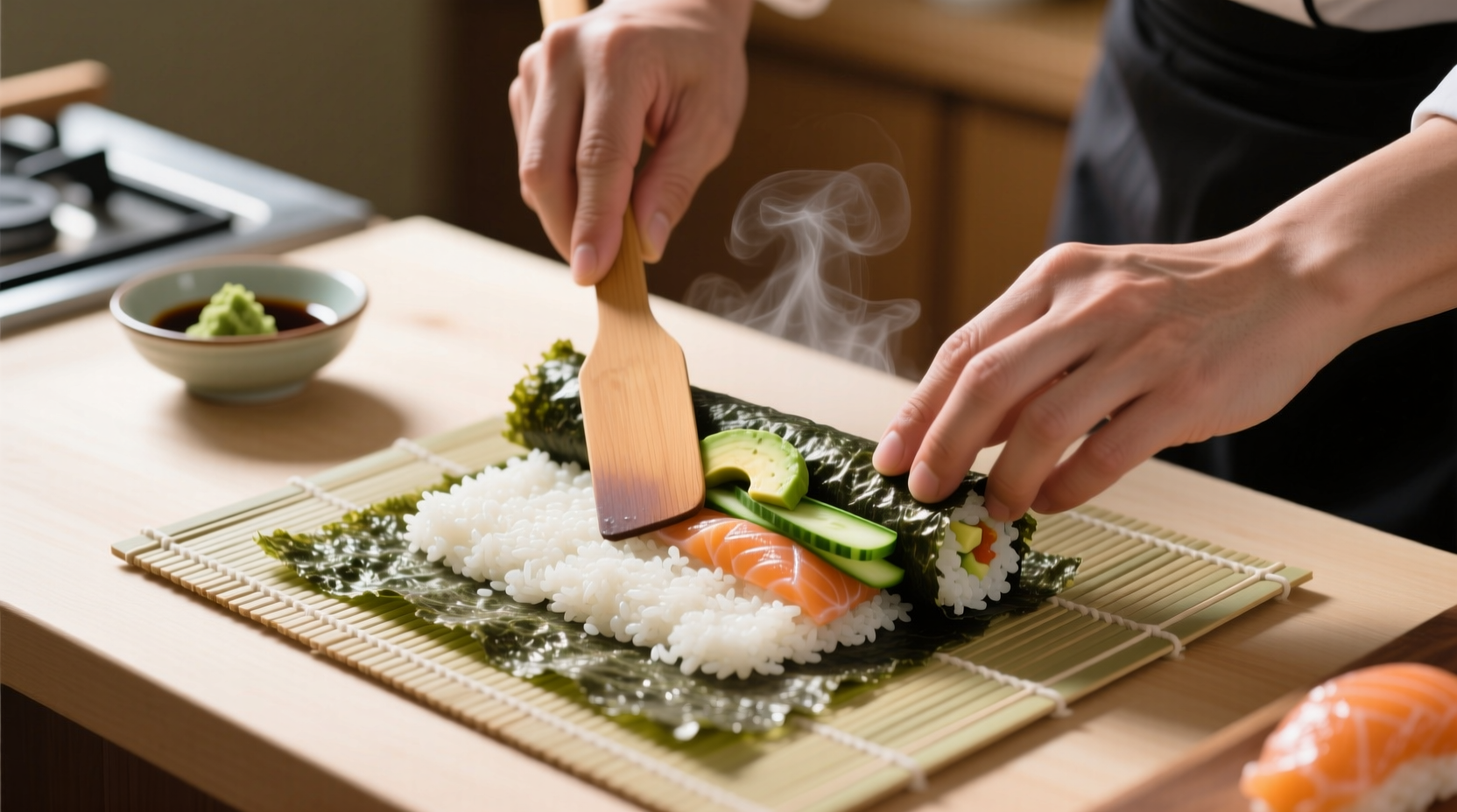 how to make temaki hand rolls sushi
