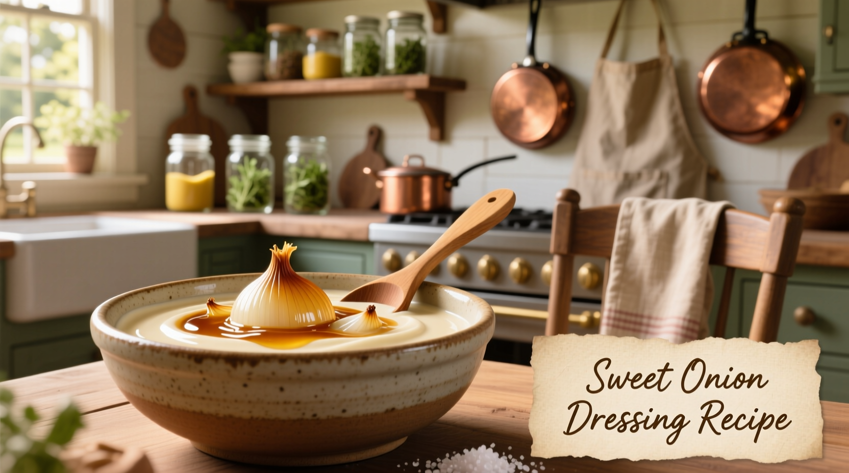 sweet onion dressing recipe