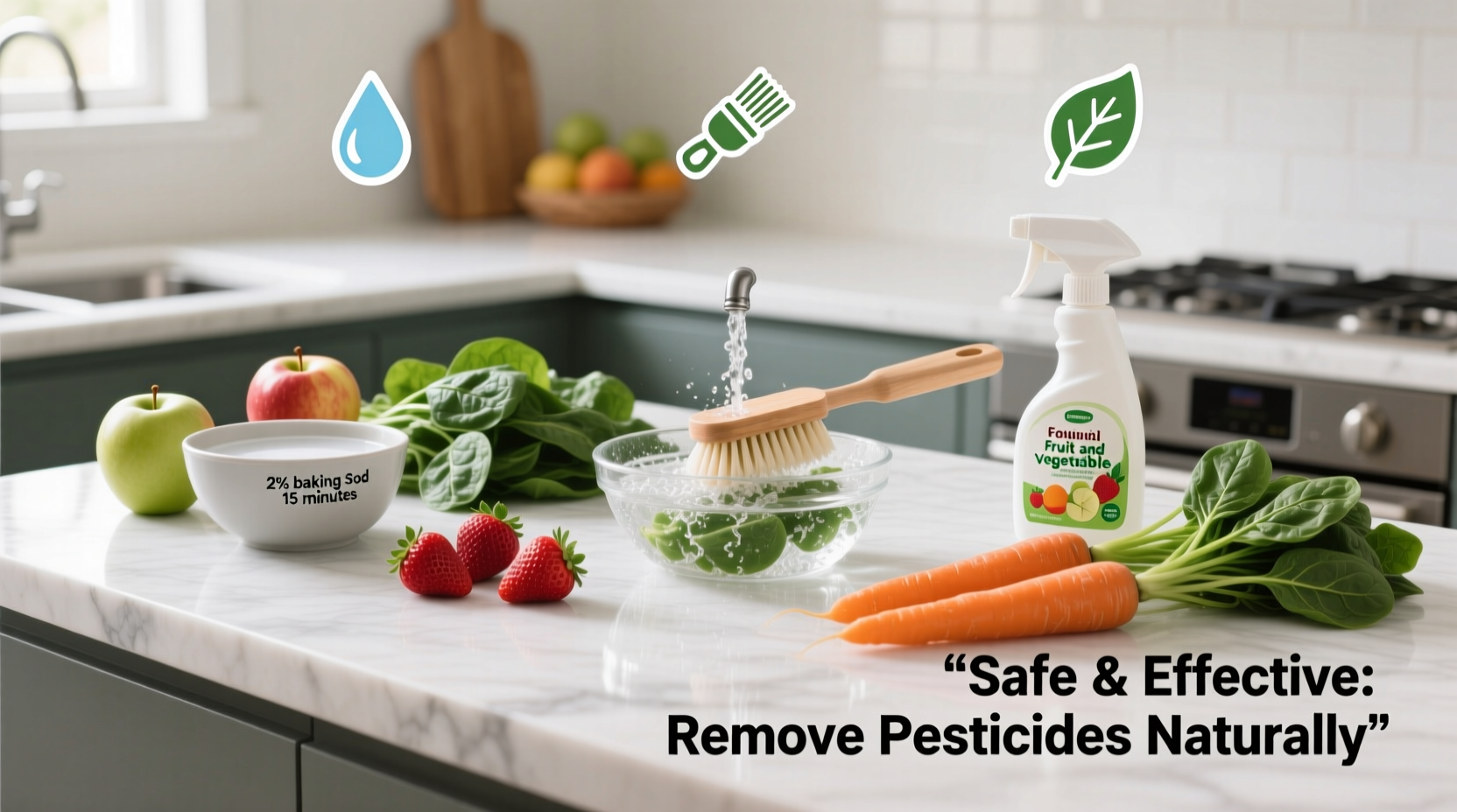 effective methods to remove pesticides from your fruits and vegetables safely