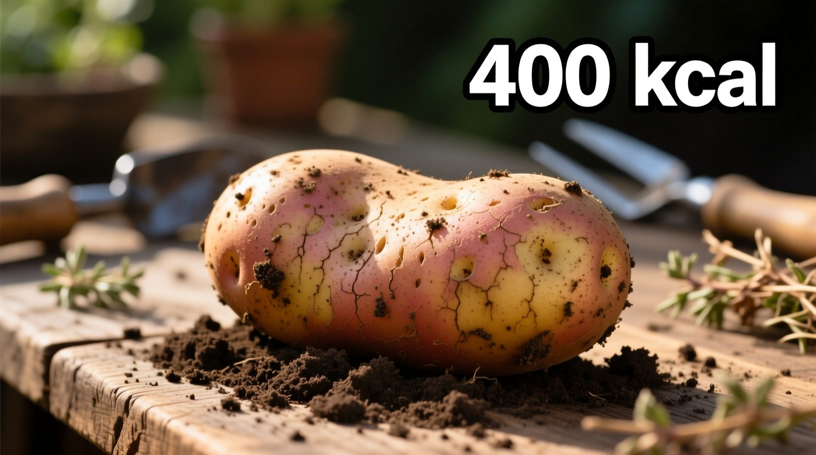 large russet potato calories