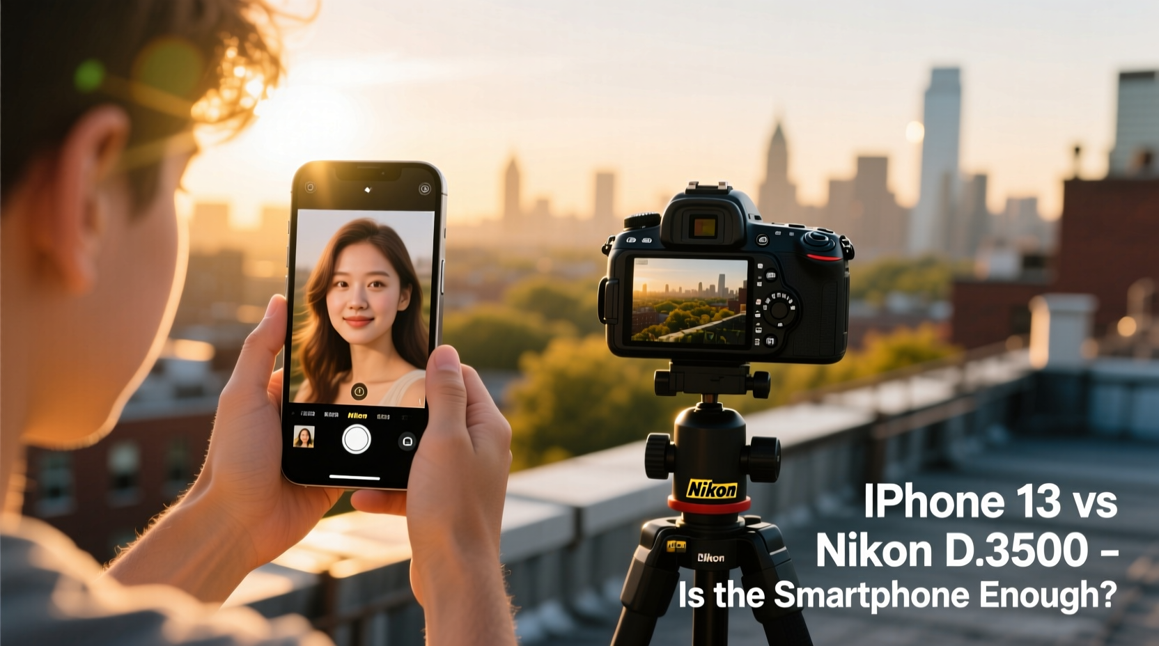 iphone 13 vs nikon d3500 is the iphone really good enough to replace a dslr now