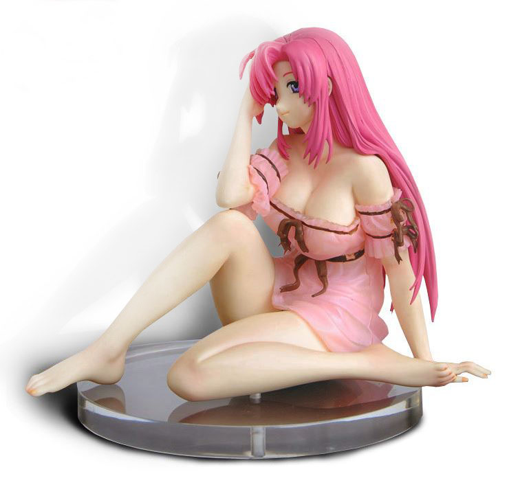 3d pvc 动作动漫人物定制日本裸体动漫女人热图与基地