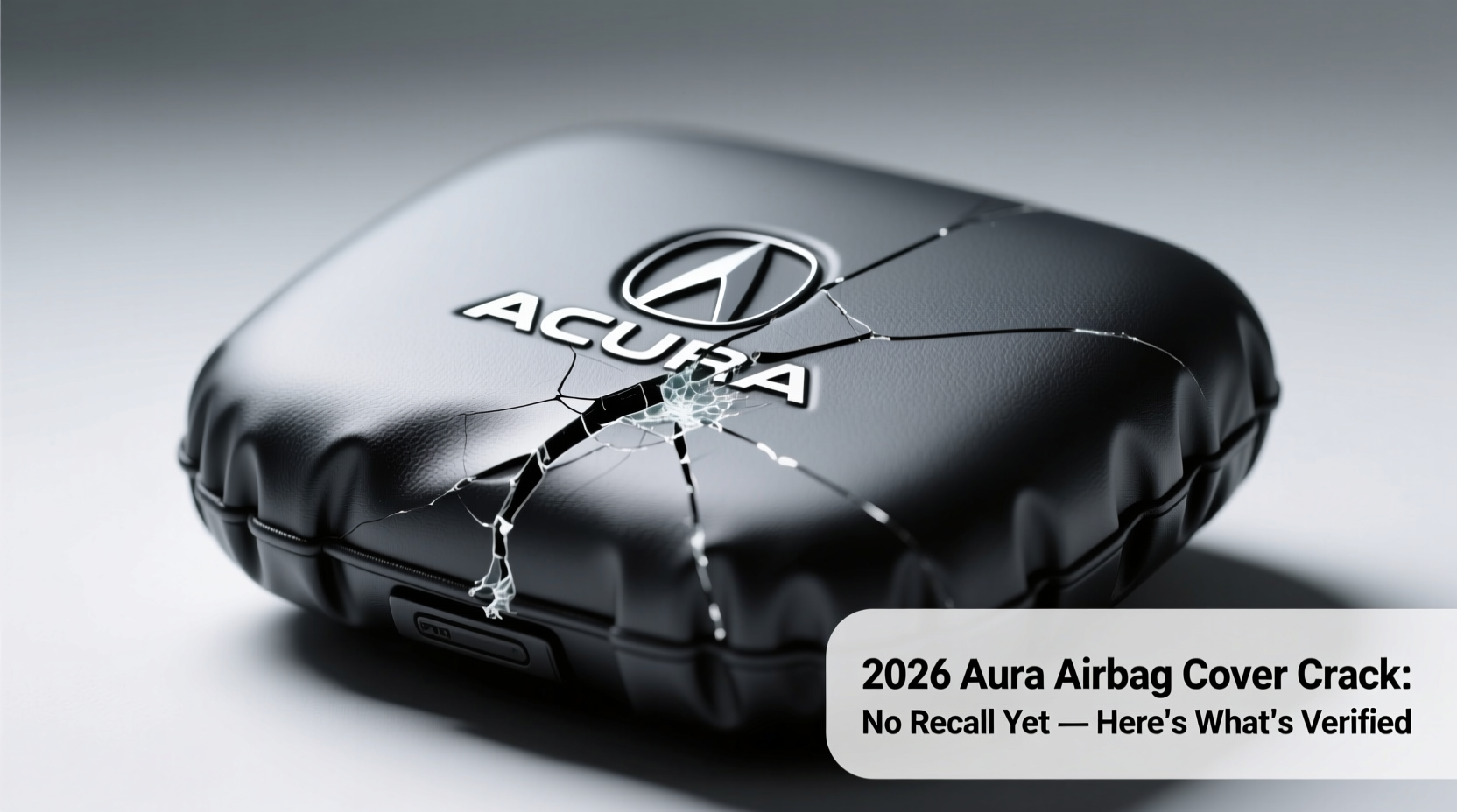 2026 acura airbag cover crack