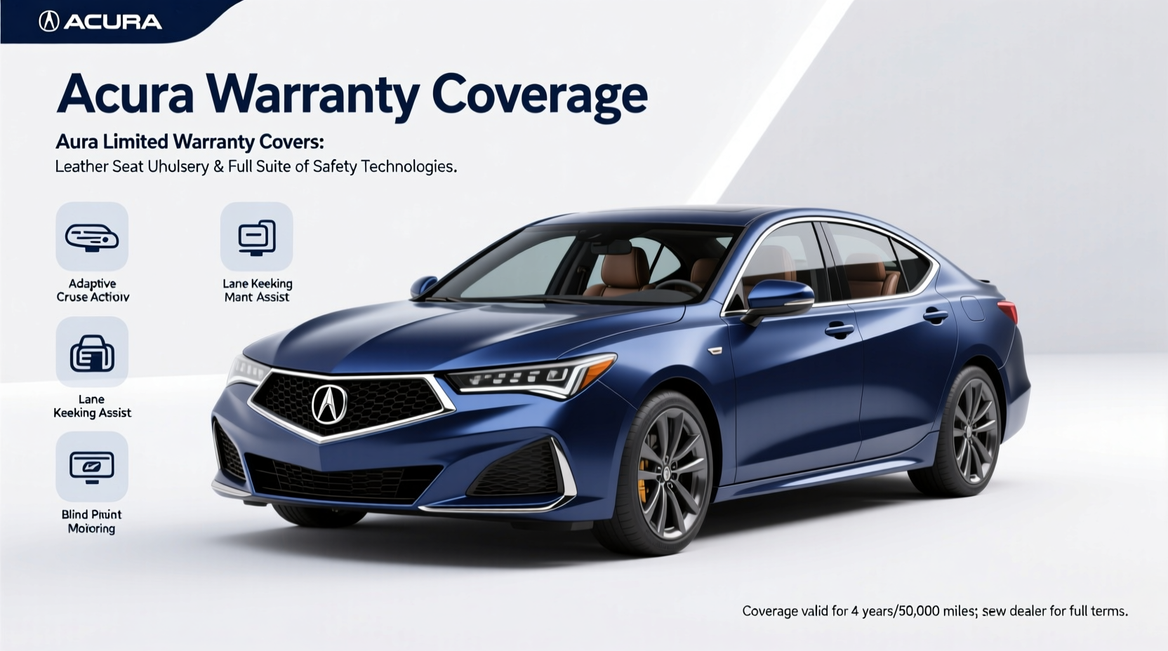 acura warranty leather covers safety