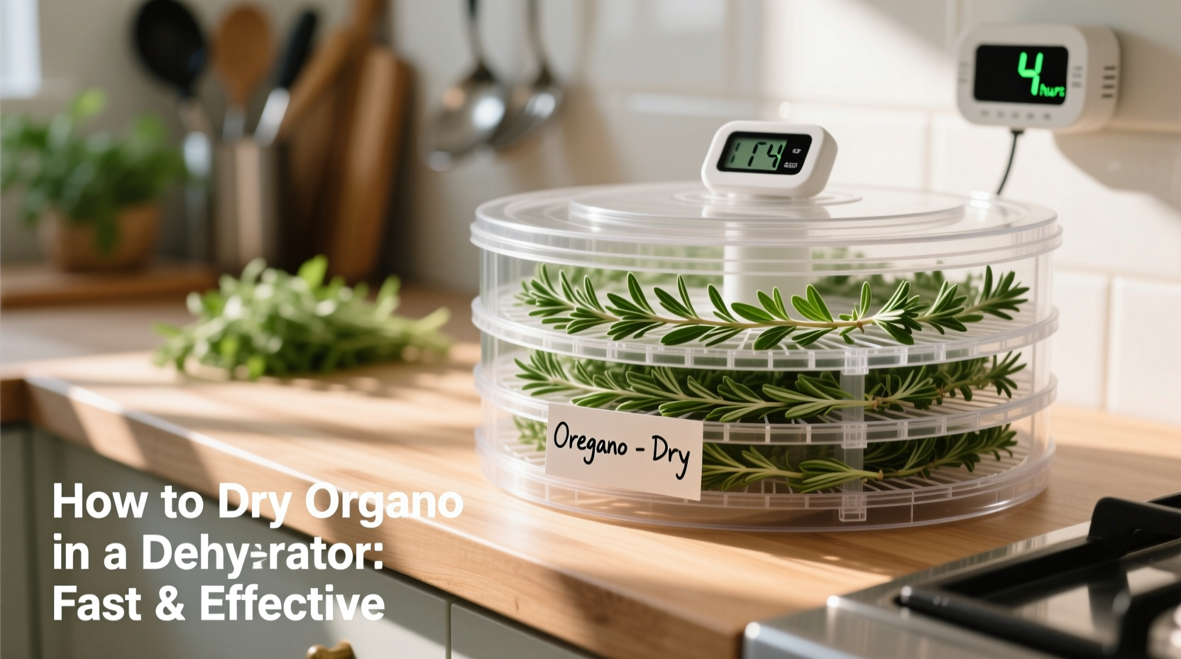 how to dry oregano in dehydrator