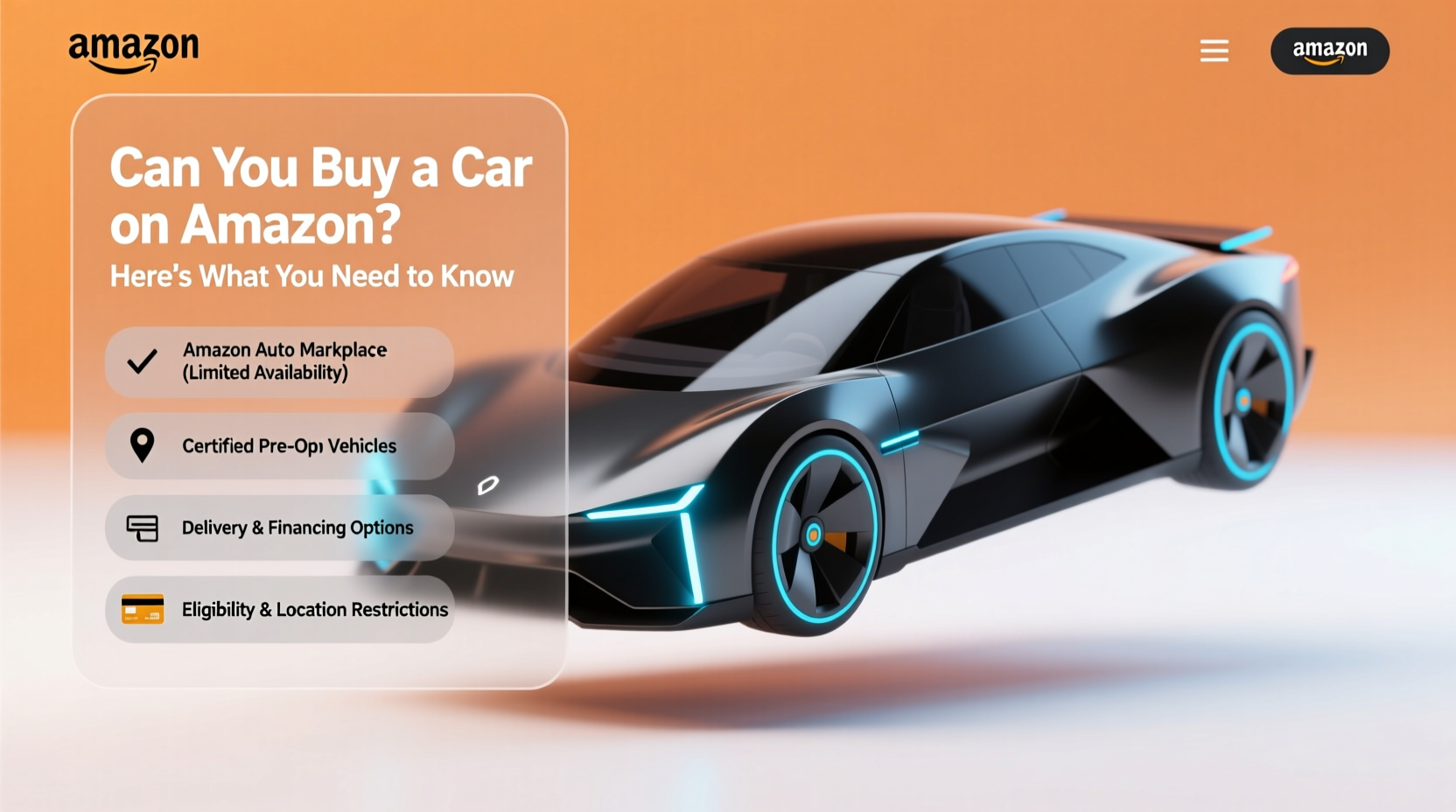 how to buy a car on amazon