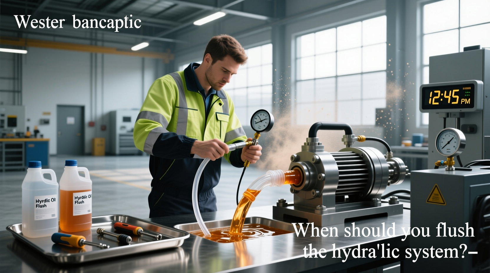 How to Choose Hydraulic Oil Flushing: When Should You Flush the System?