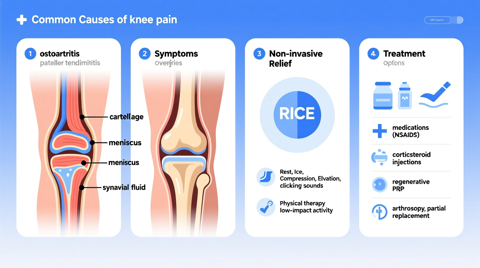 why do my knees hurt causes relief and treatment options