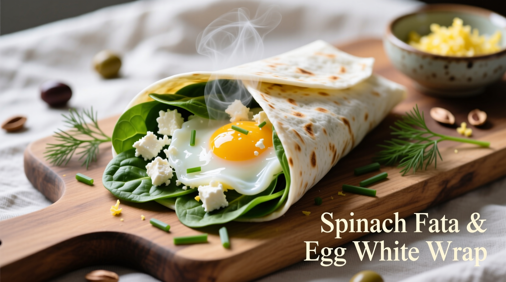 Spinach Feta Egg White Wrap: Healthy Recipe & Benefits
