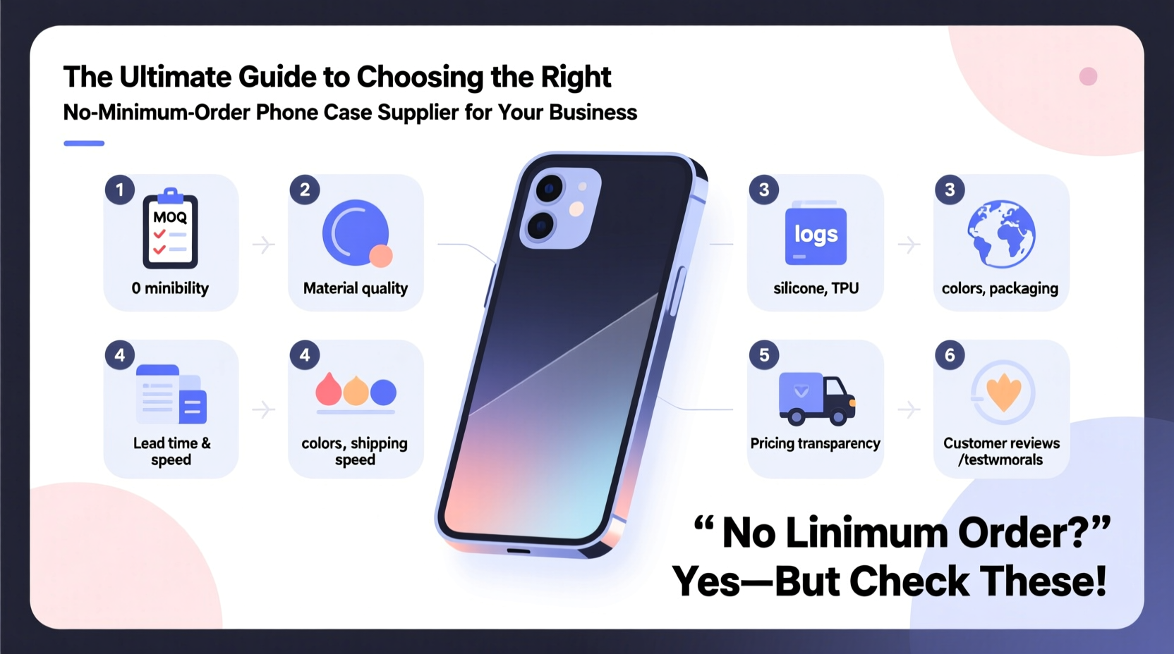 a practical guide to selecting the right no minimum order phone case supplier for your business