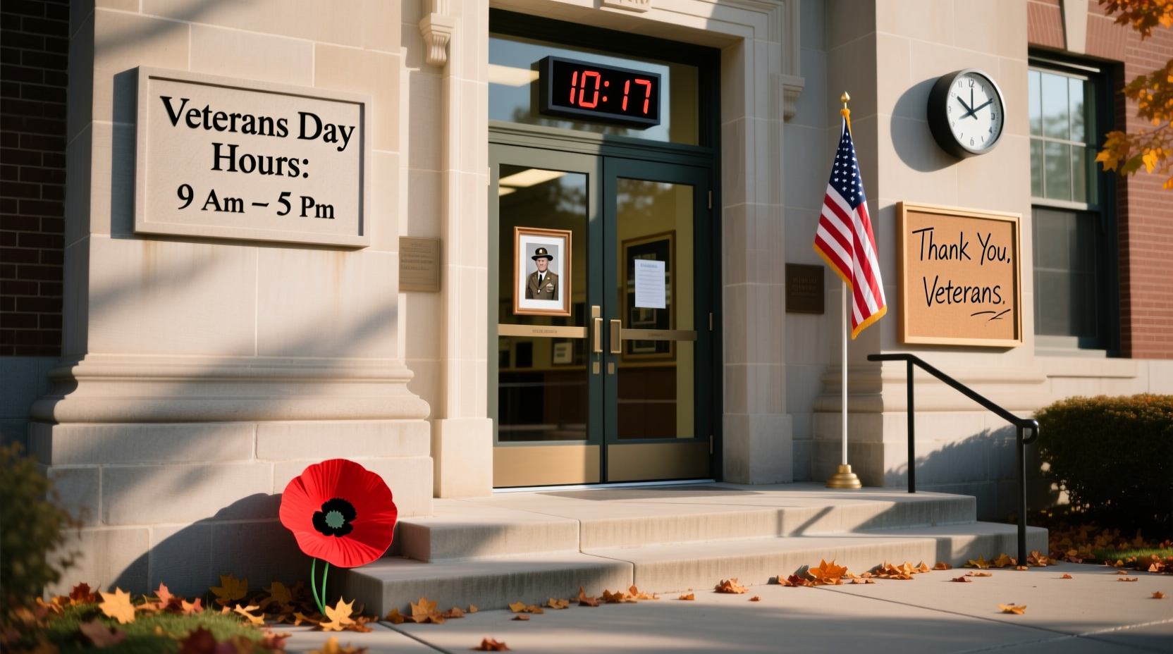 is library open on veterans day