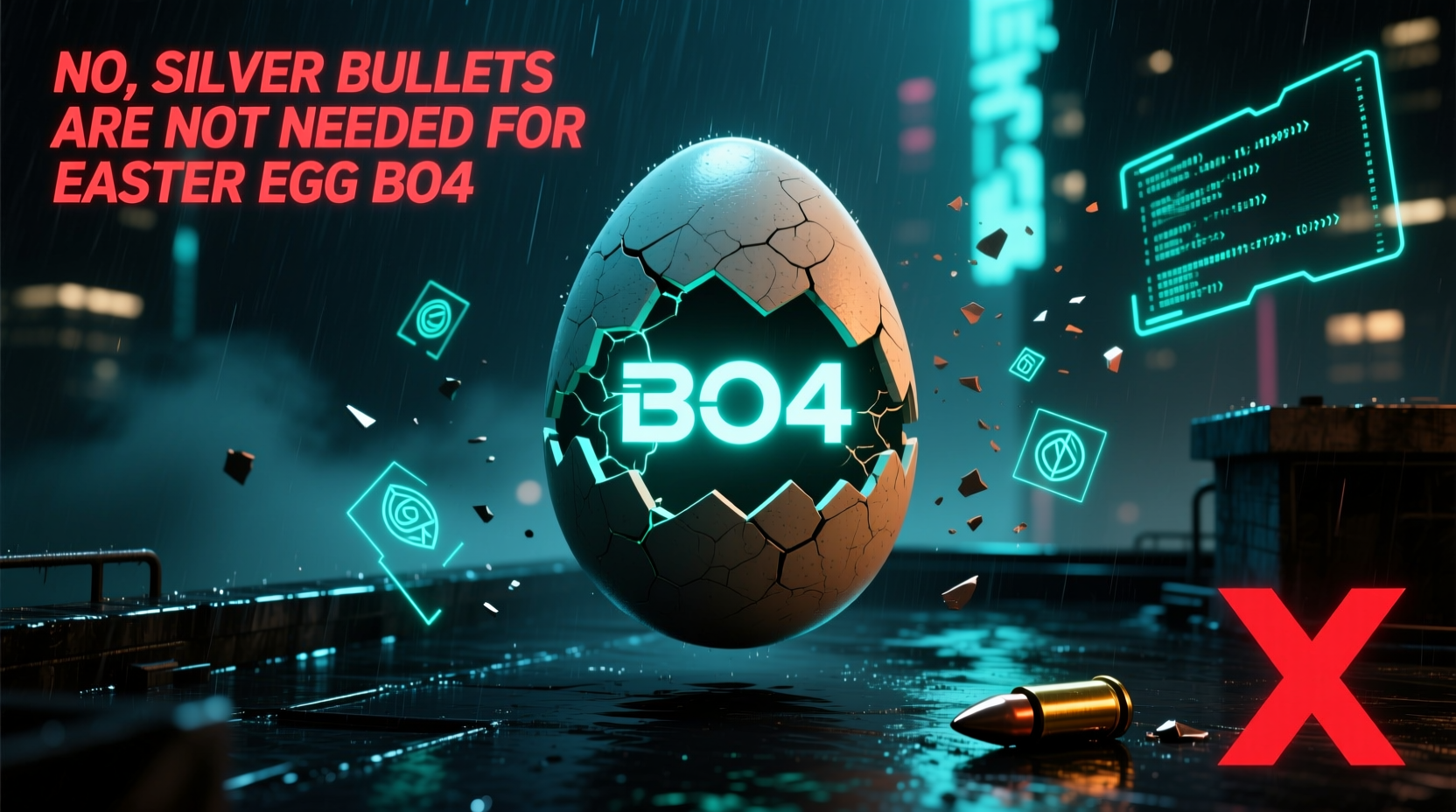 do you need silver bullets to complete easter egg bo4