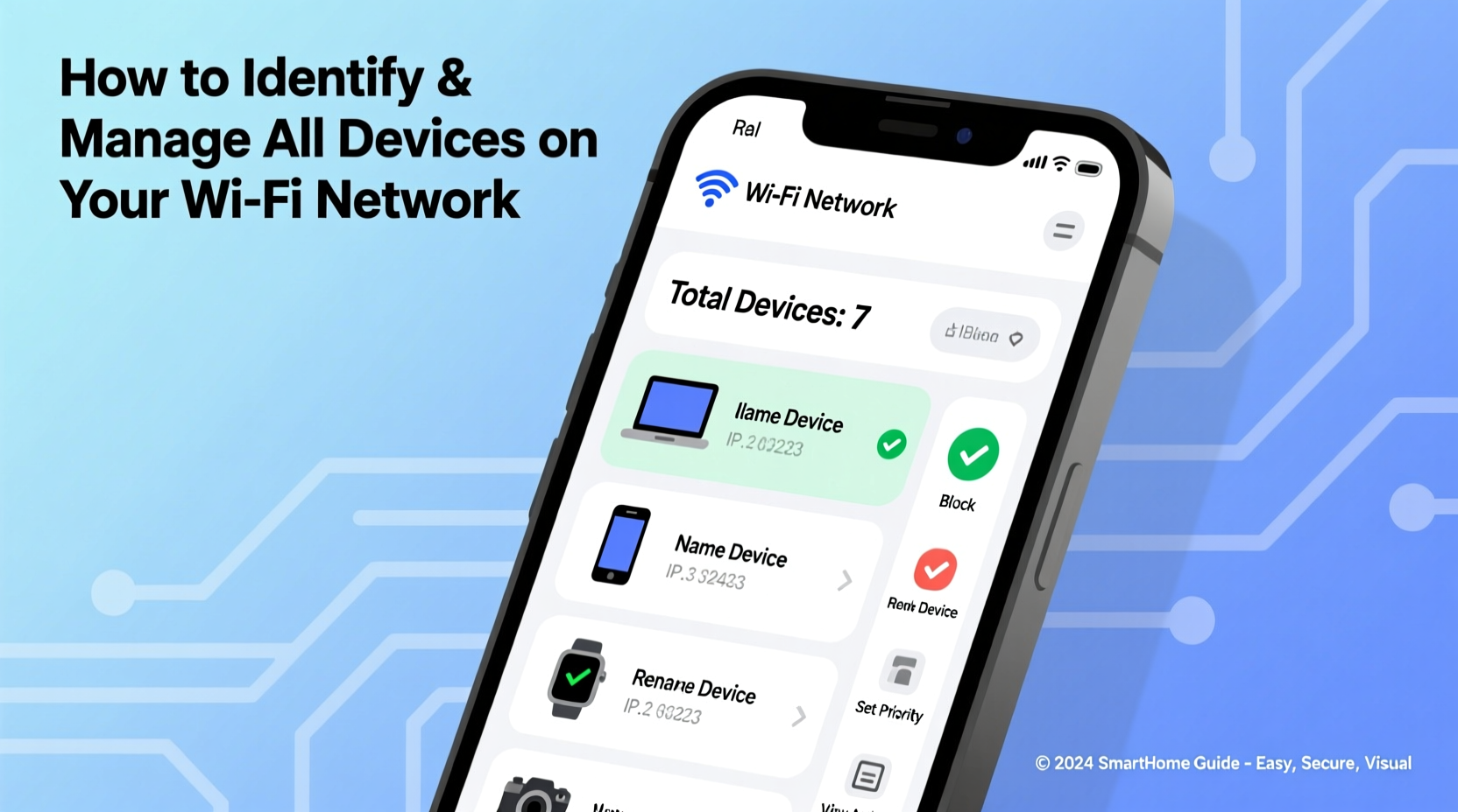 how to identify and manage all devices connected to your wifi network easily