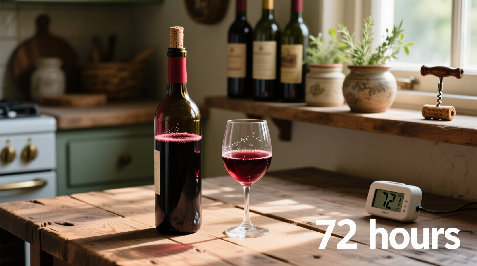 how long open bottle wine lasts