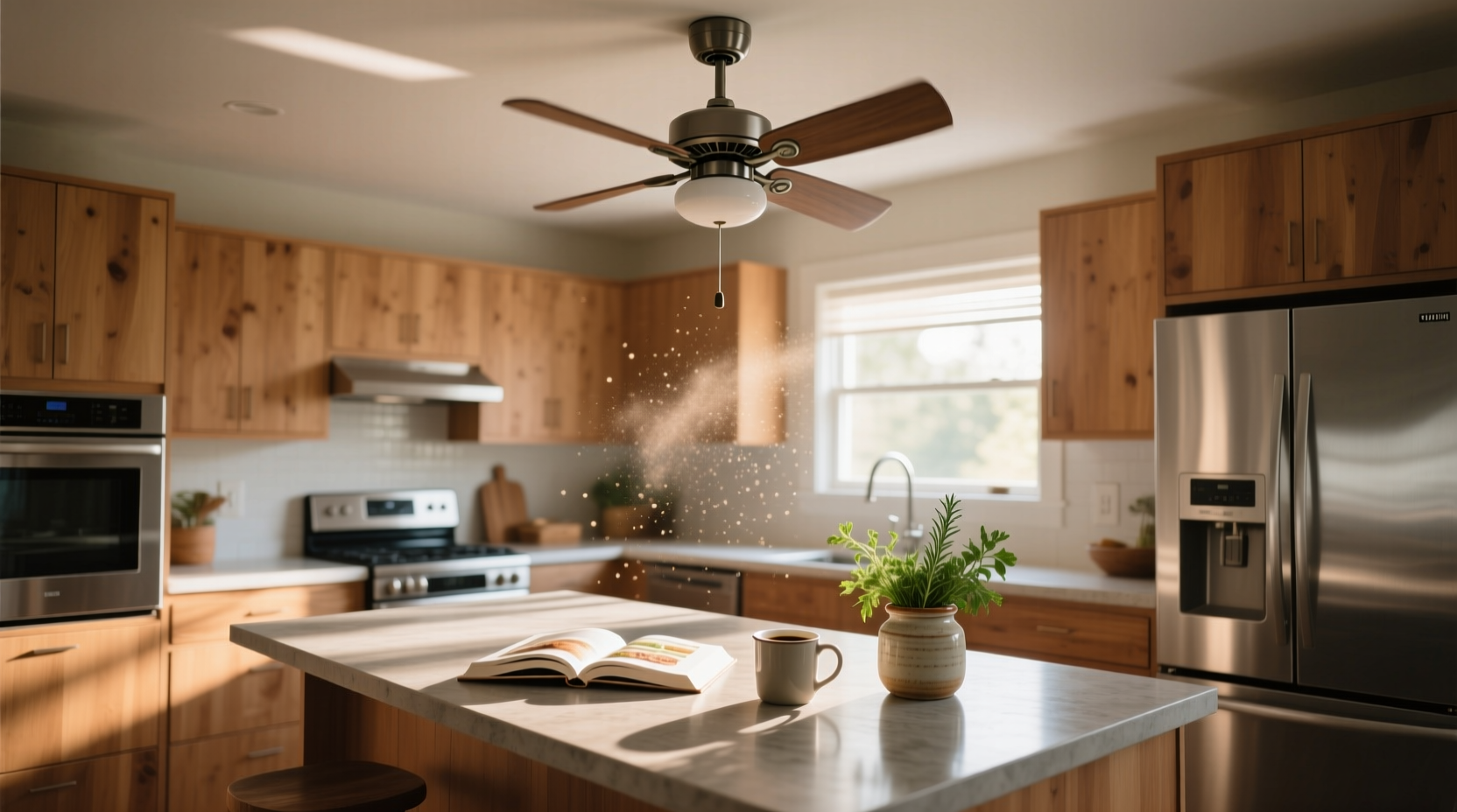 your kitchen needs a little fan