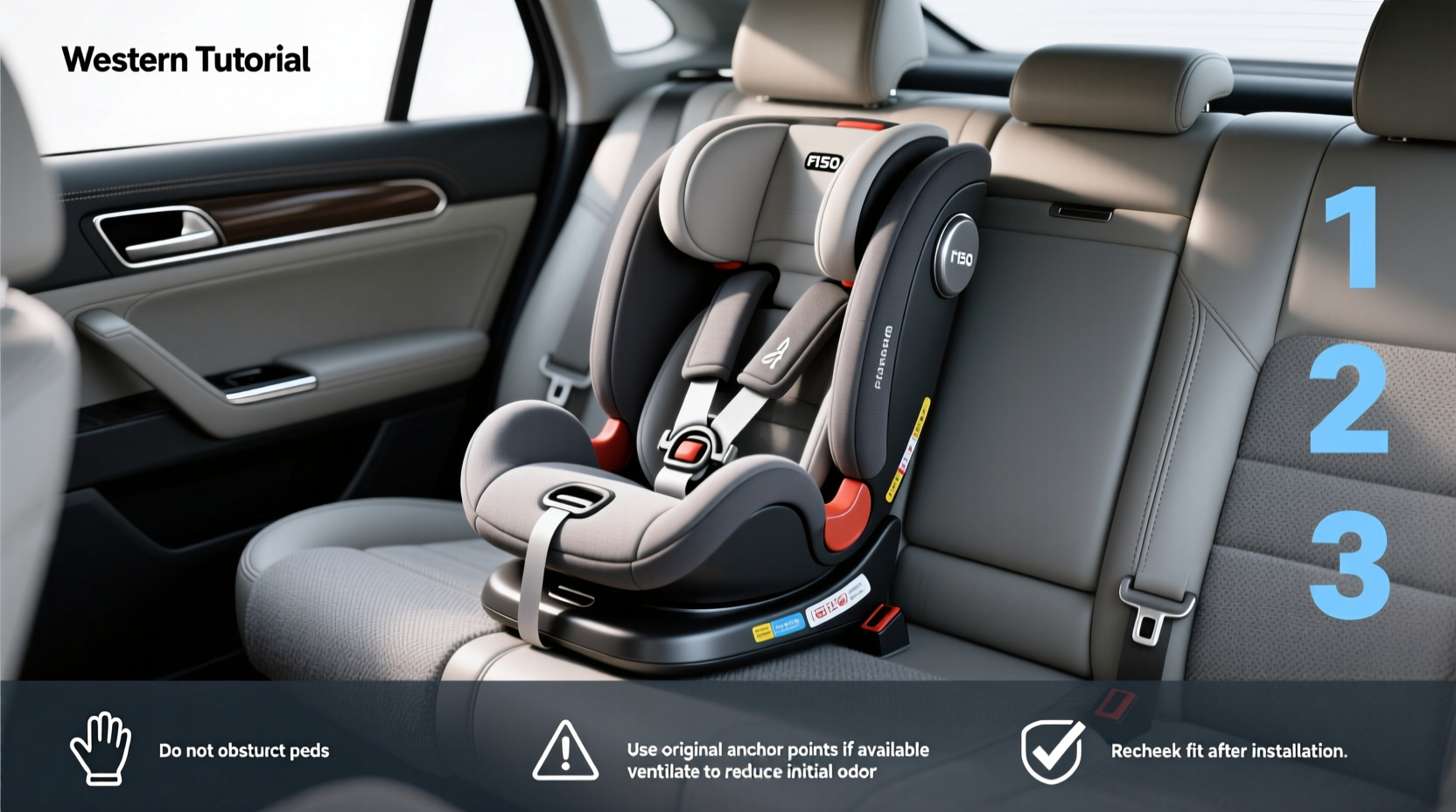 f150 child car seat in middle