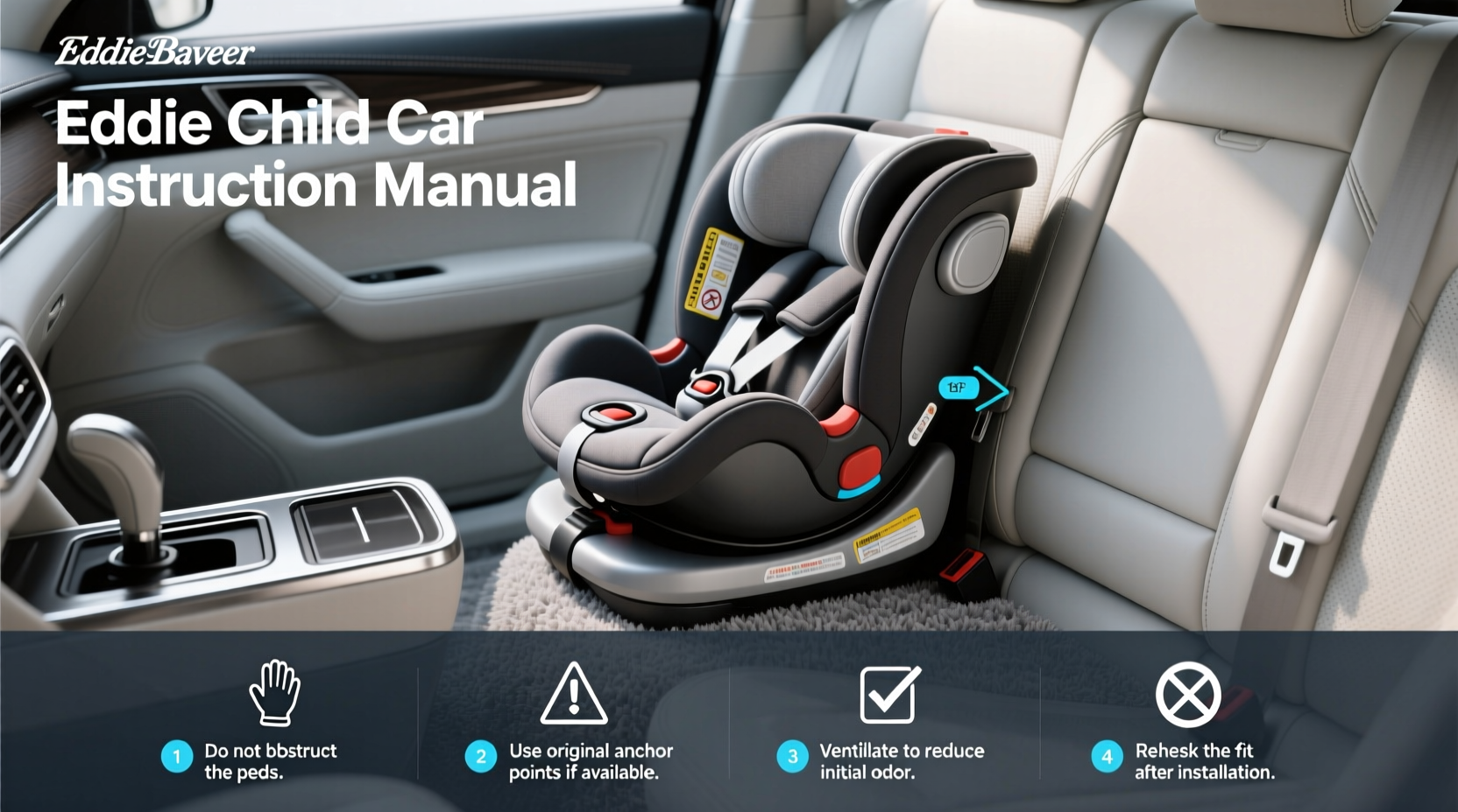 eddie bauer child car seat instruction manual
