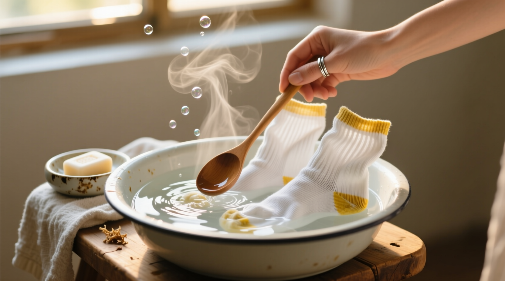 how to get white socks white again