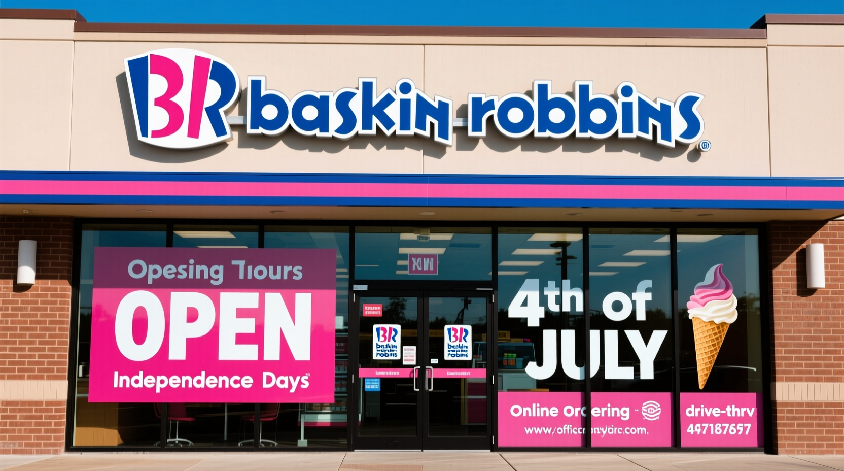 is baskin robbins open on 4th of july