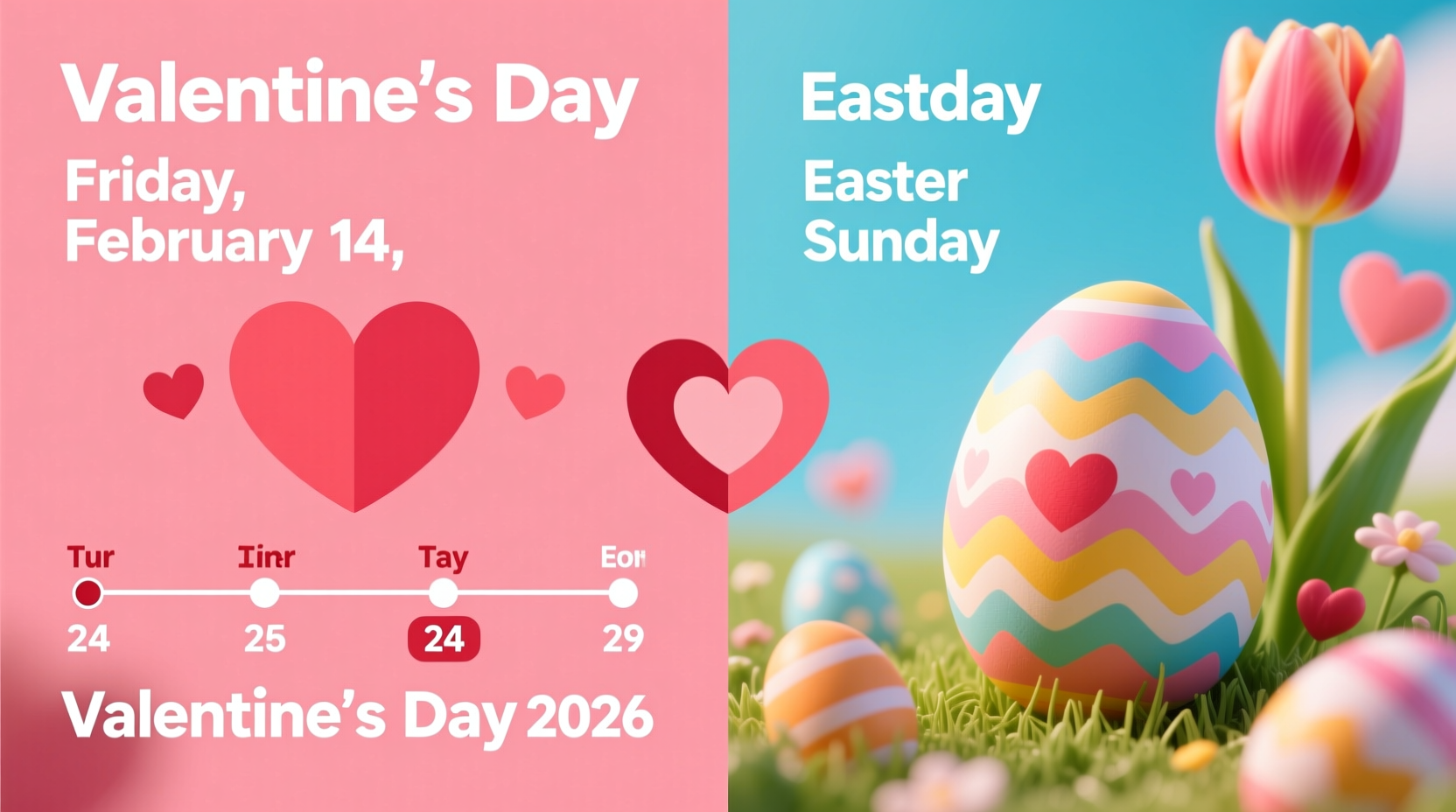 Is Valentine's Day Before Easter in 2026?