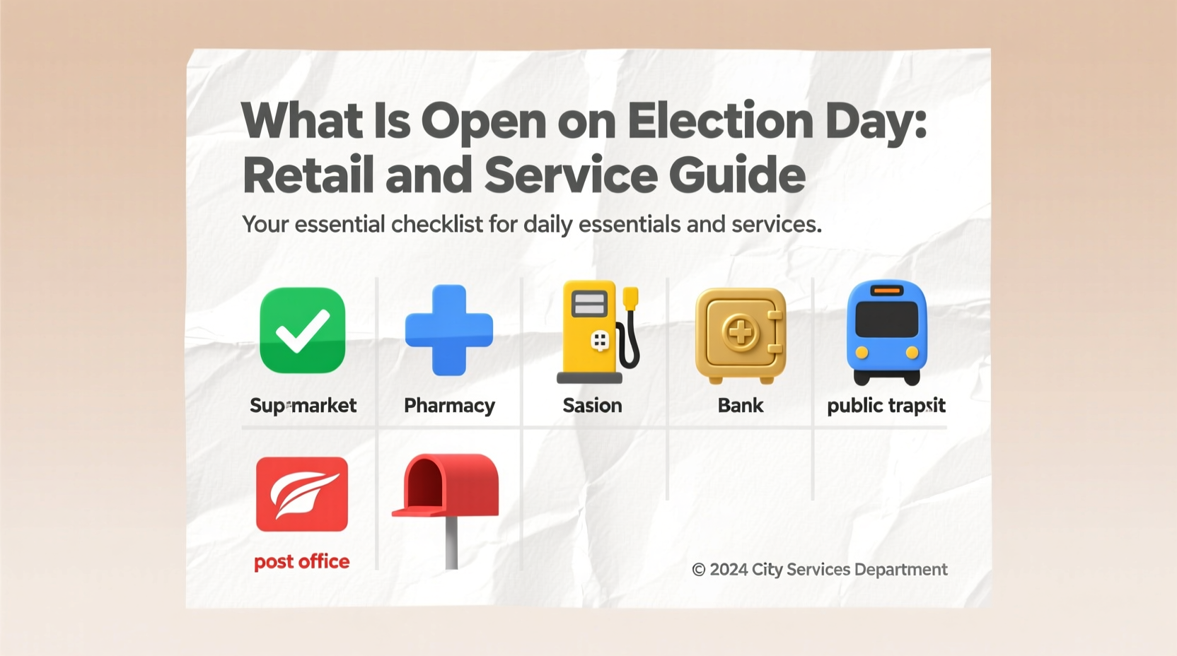 what is open on election day
