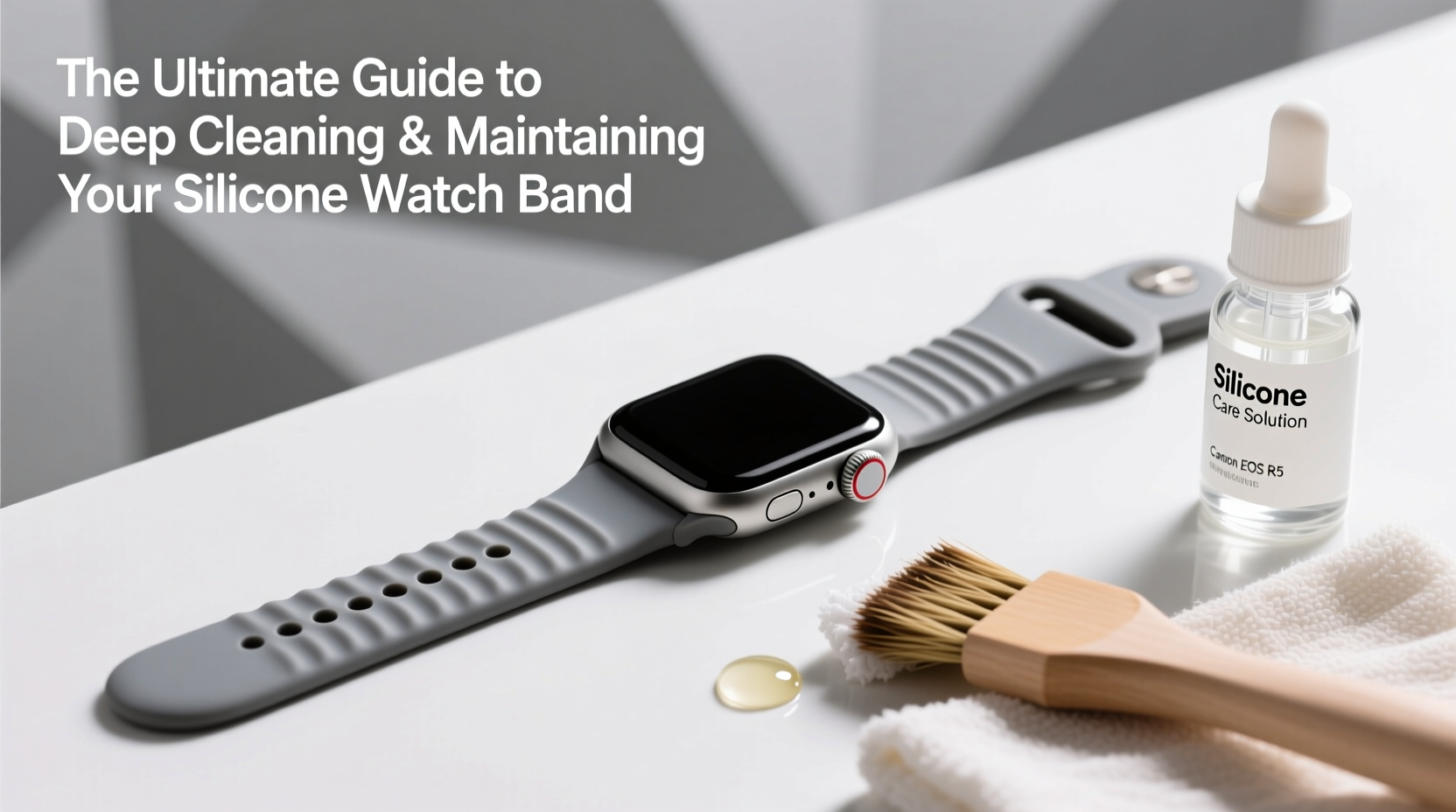 the ultimate guide to deep cleaning and maintaining your silicone watch band