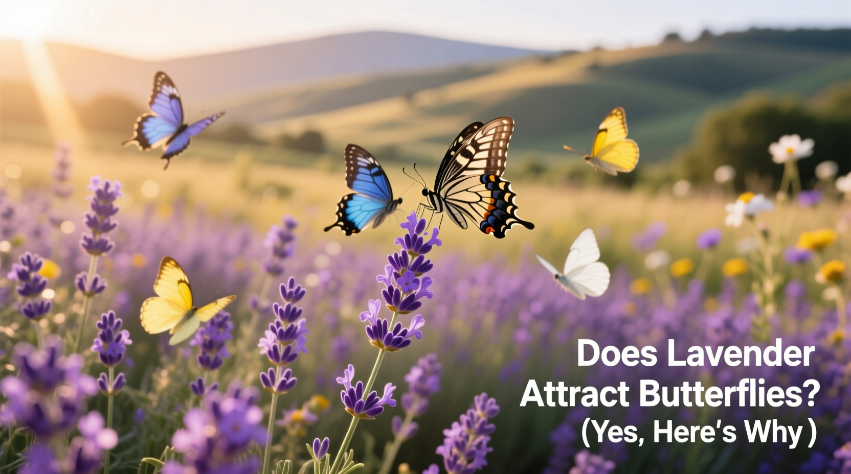 does lavender attract butterflies