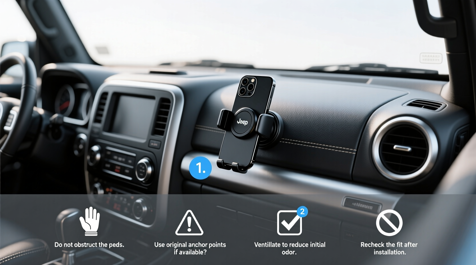 2010 Jeep Wrangler Cell Phone Mount Buying Guide