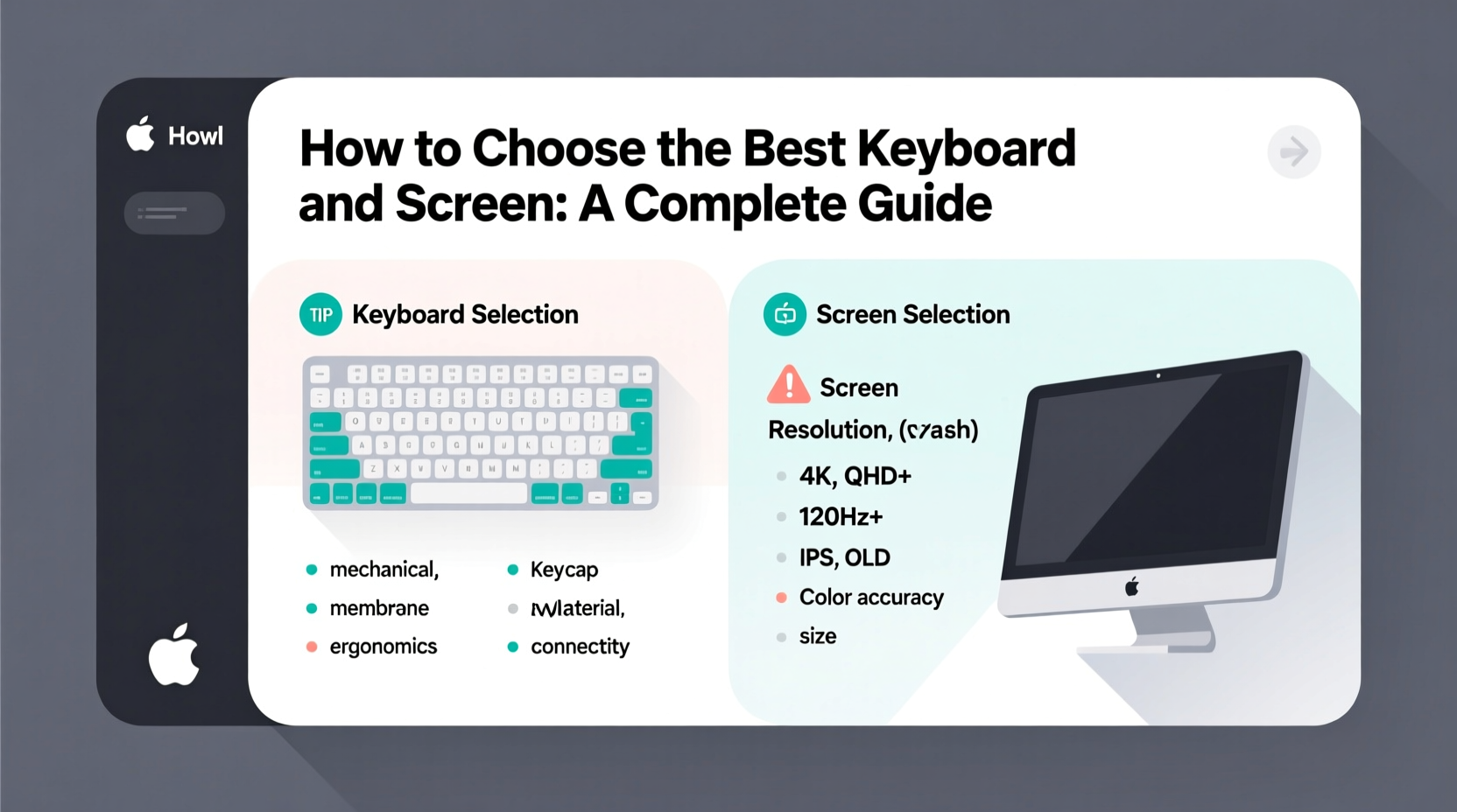 How to Choose the Best Keyboard and Screen Combo for Your Needs