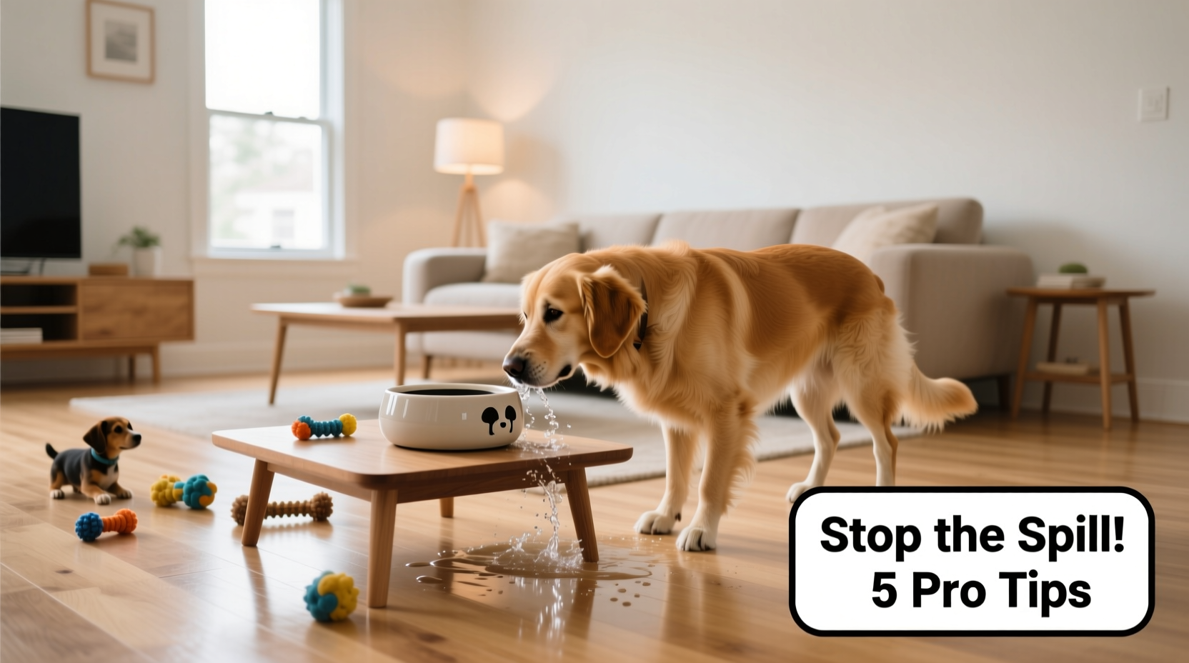 effective tips to prevent your dog from dumping the water bowl for a cleaner home