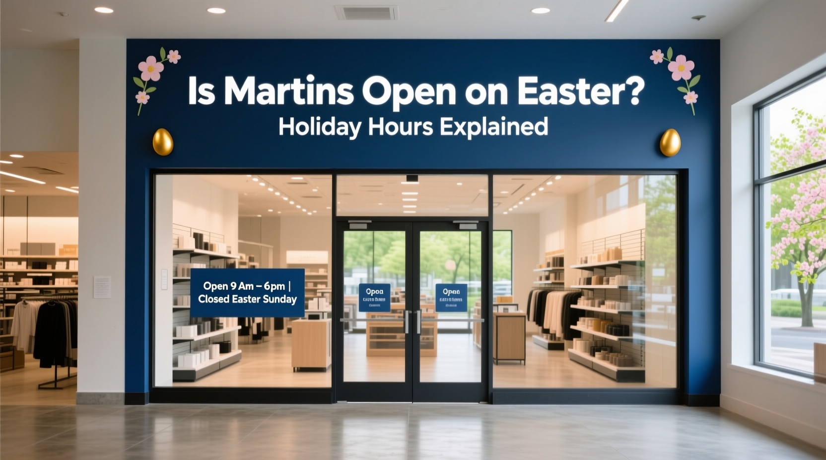 is martins open on easter