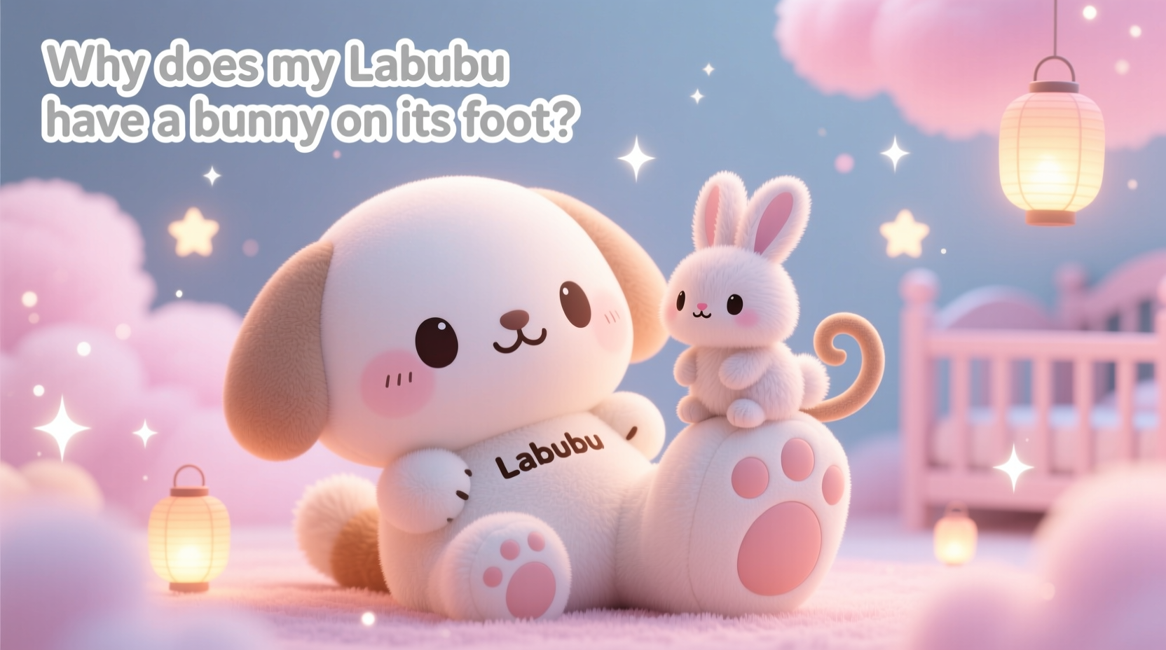 why does my labubu have a bunny on its foot