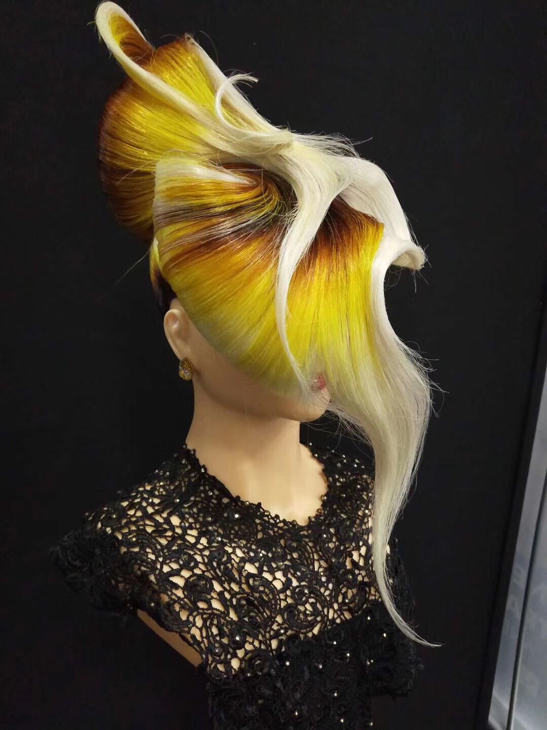 漂亮的批发女性假发人体模特头与人的头发 - buy mannequin head with