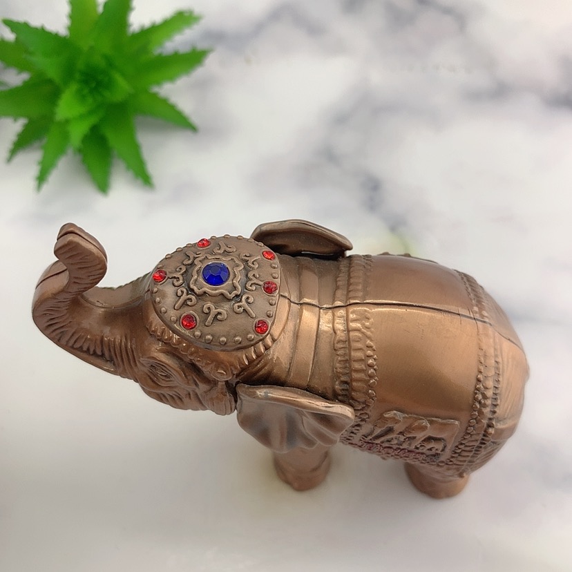 タイランド土産 ミニ3D象型メタルクラフトカスタム像