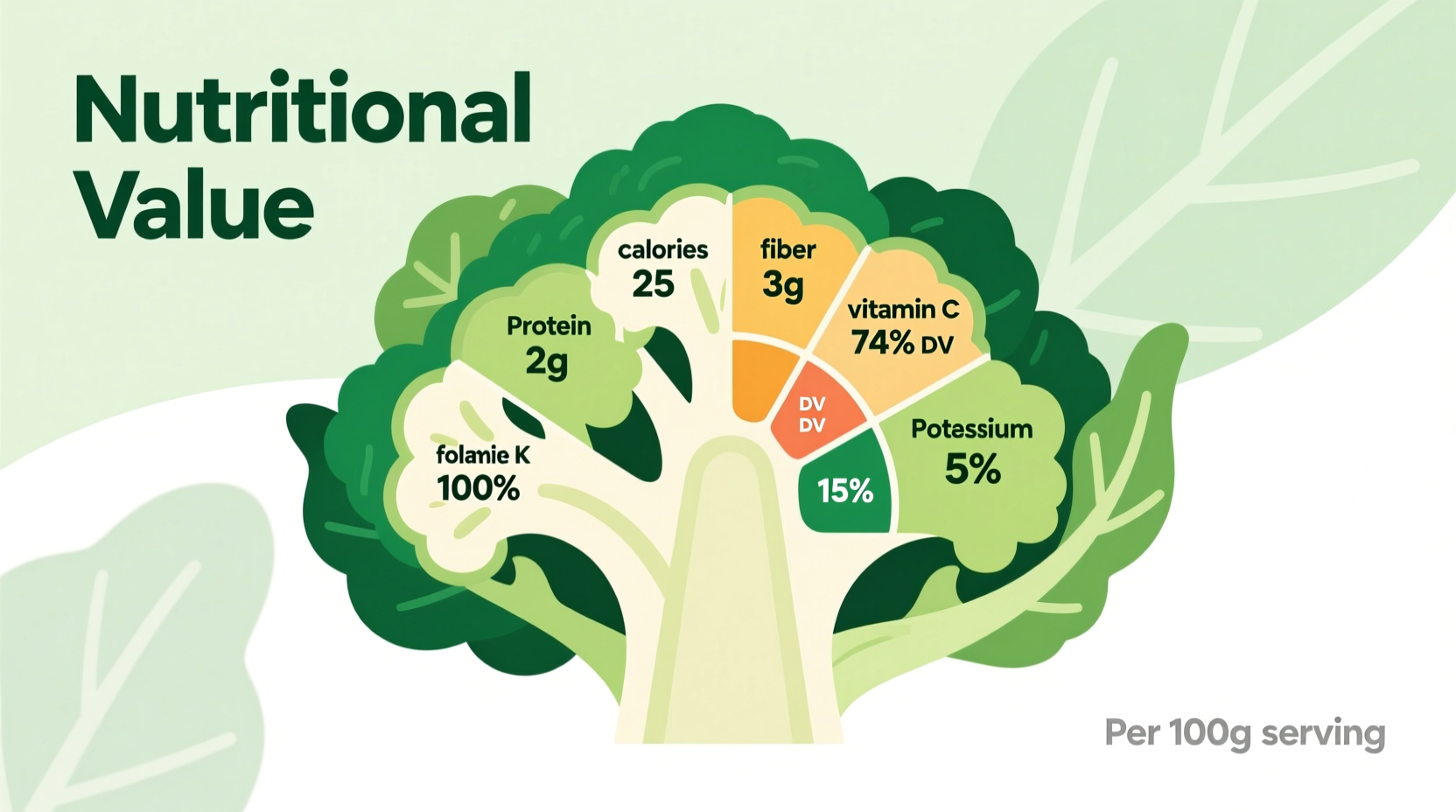 nutritional value cauliflower