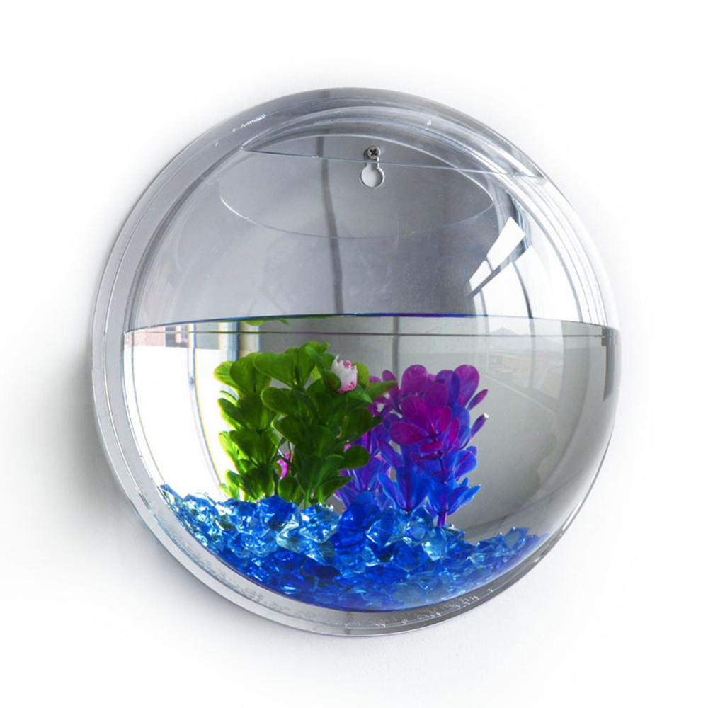アクリル水槽壁掛け水族館タンク水生ペット製品ベタ魚用壁掛け