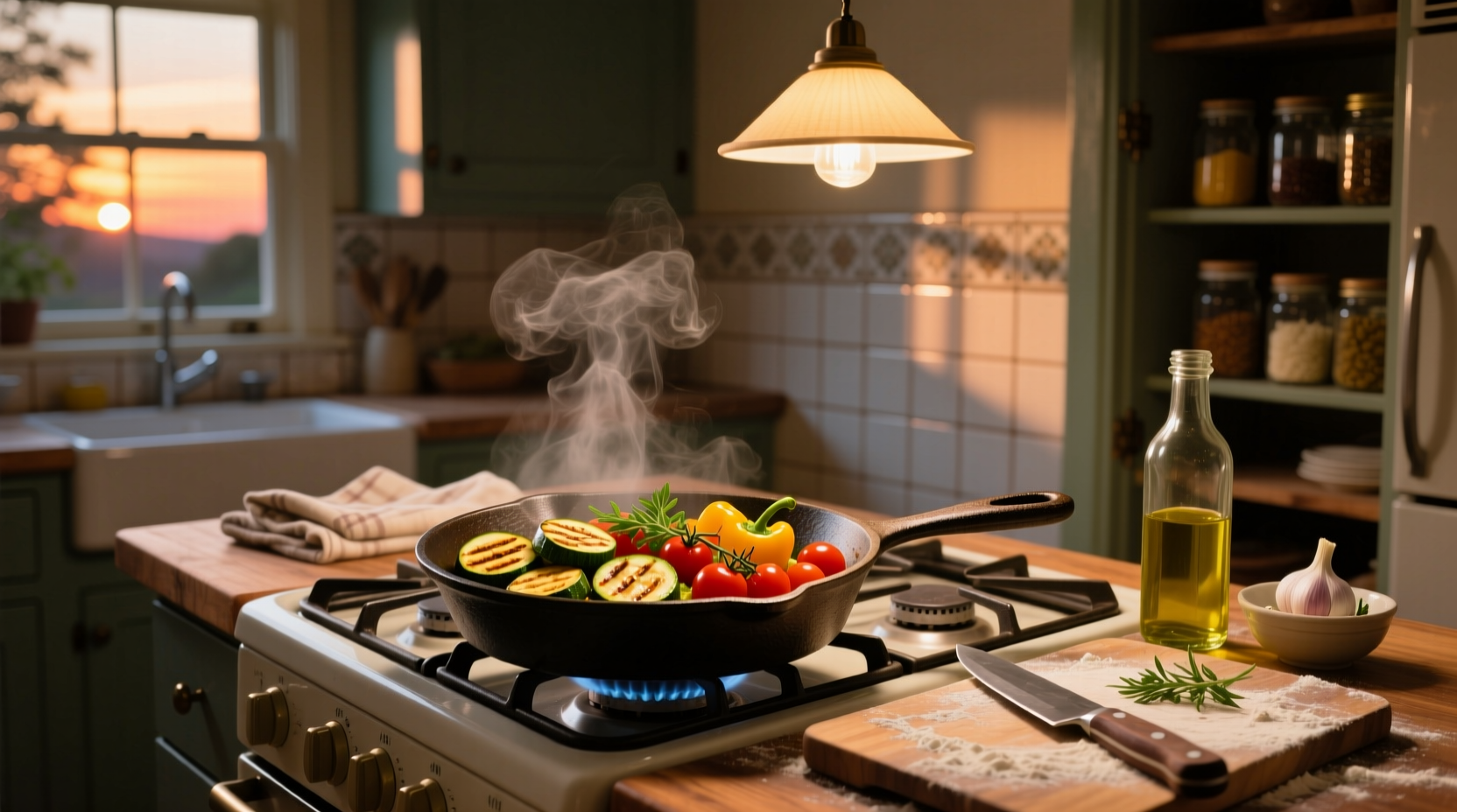 weeknight summer skillet dinners