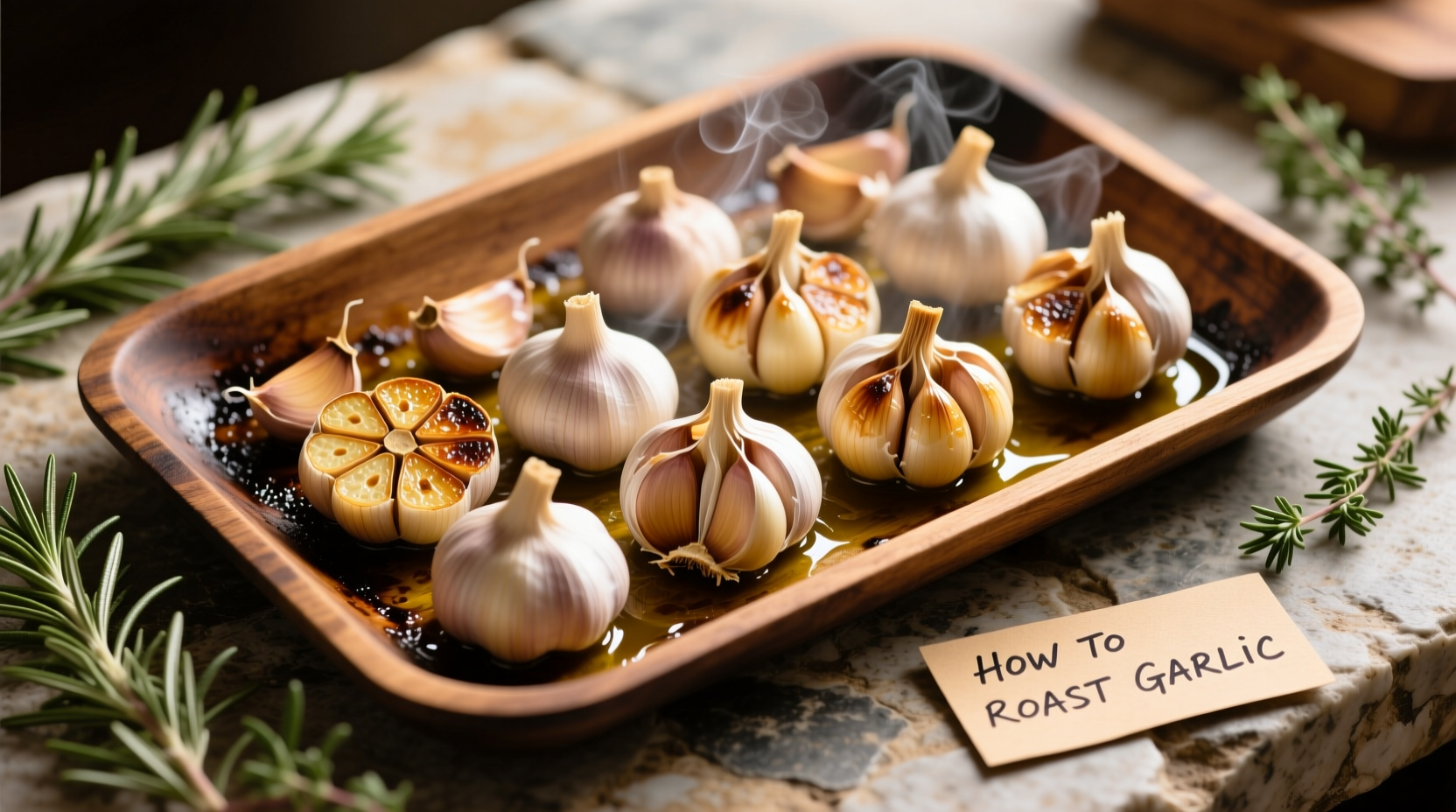 how do you roast garlic