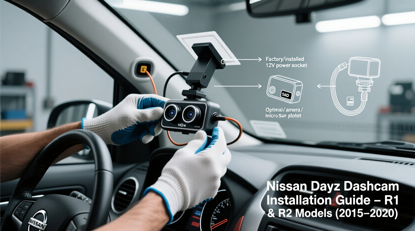 nissan dayz dashcam install guide
