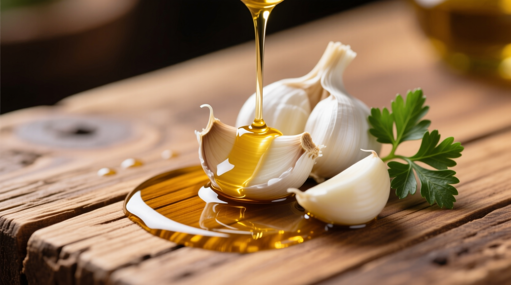garlic oil food