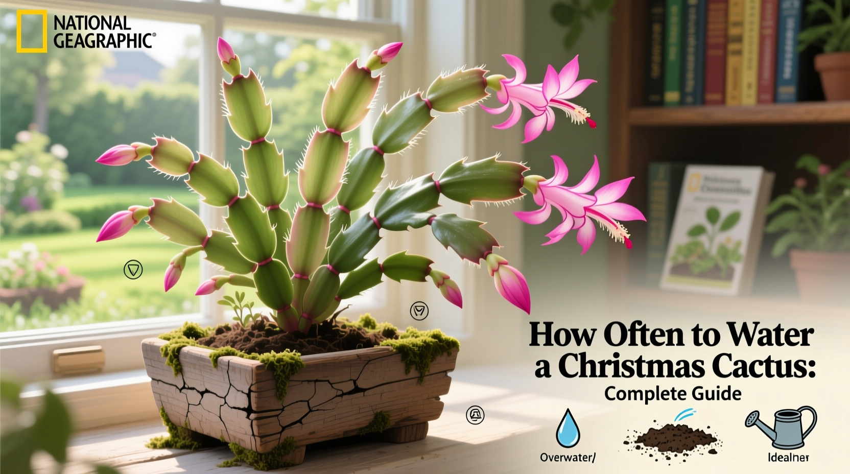 how much to water a christmas cactus