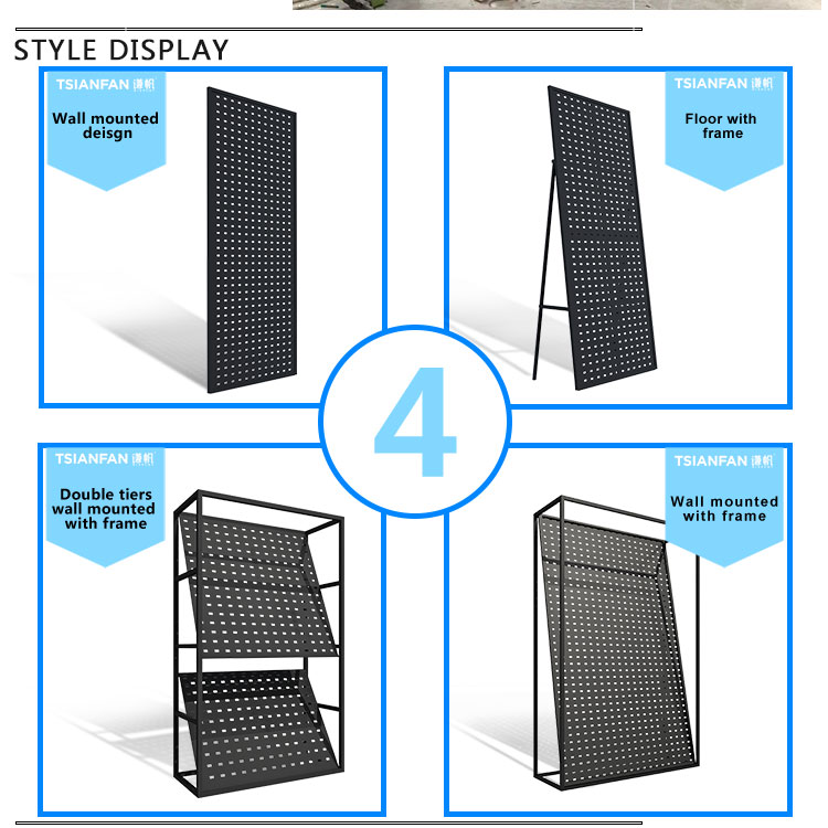 Metal Exhibition Stand Catalog Rack For Mdf Tile Tilehowroom Display Hole Board  Tiletand Showroom Ceramic Wooden Stand