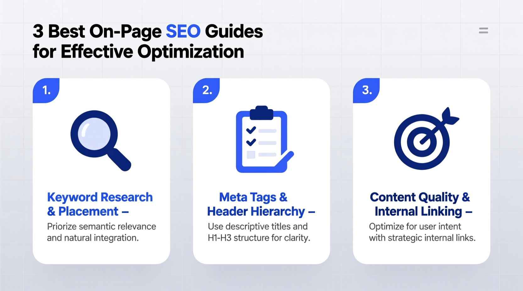clear guide to the 3 best on page seo guides for effective optimization