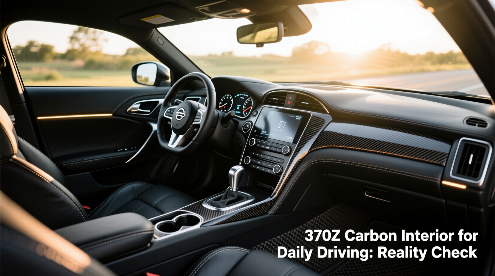 370z carbon interior daily