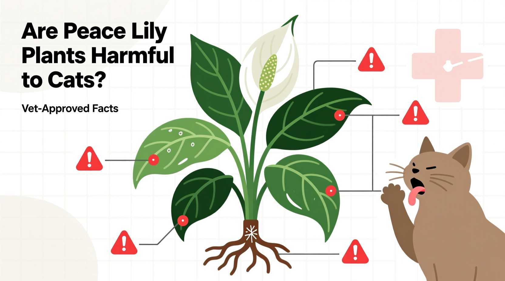 are peace lily plants harmful to cats