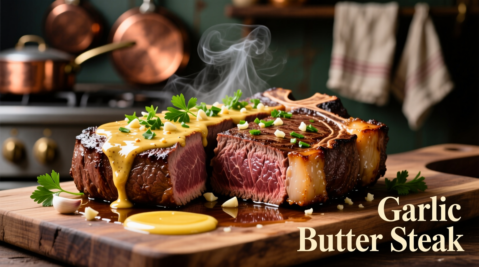 garlic butter steak