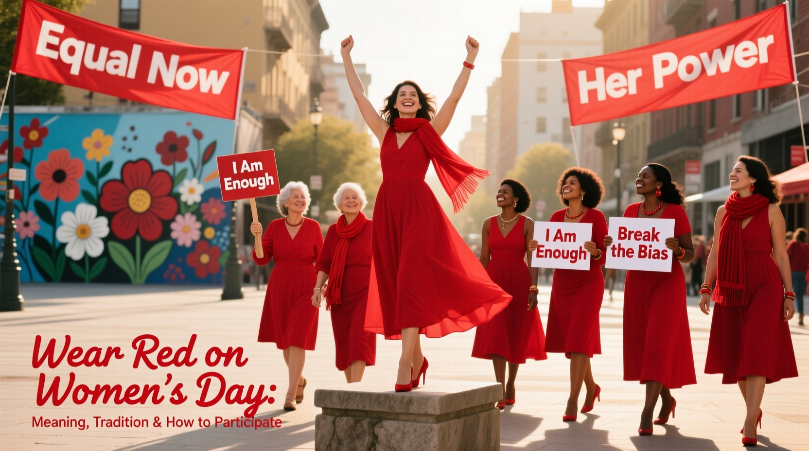 womens day wear red
