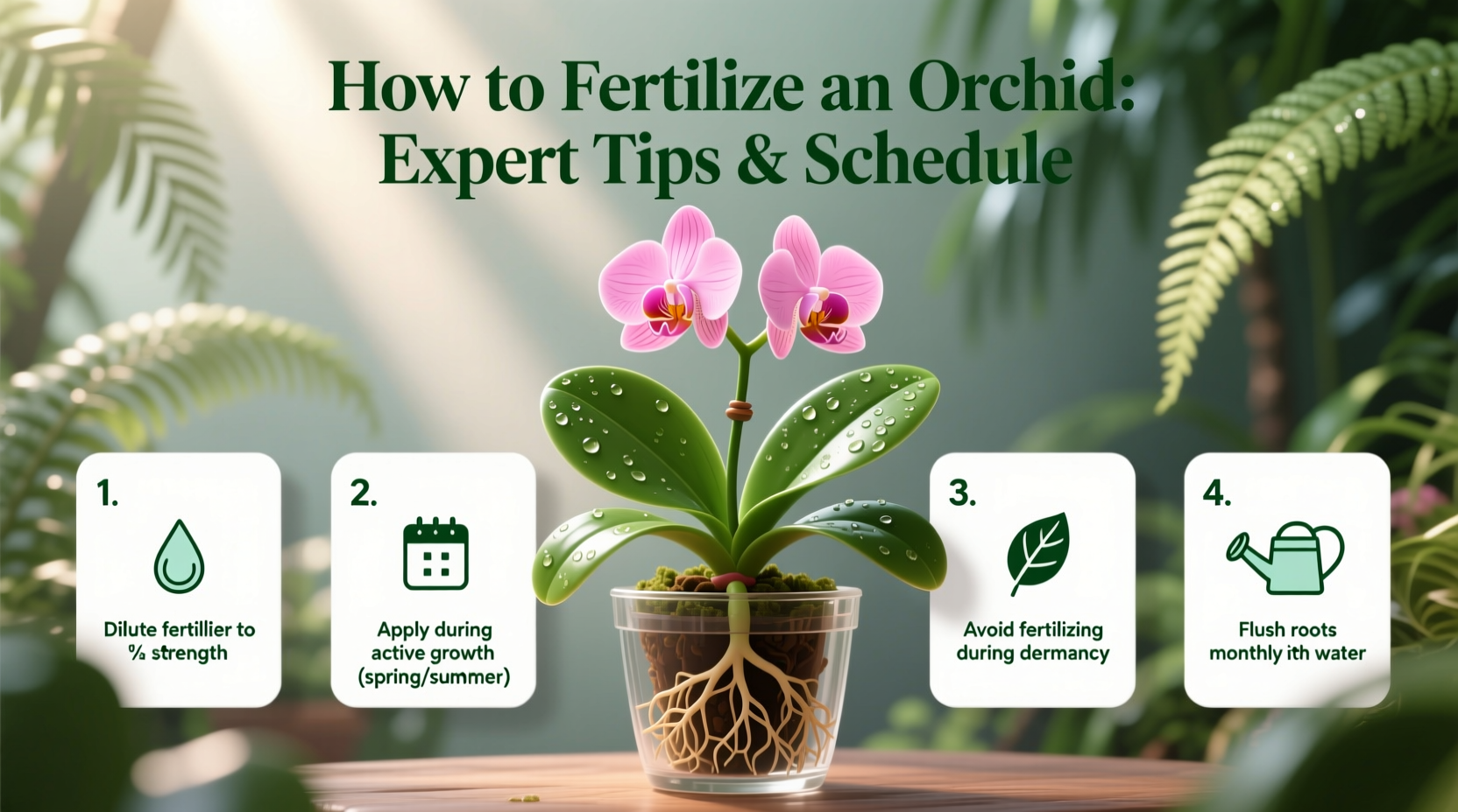 how to fertilize an orchid