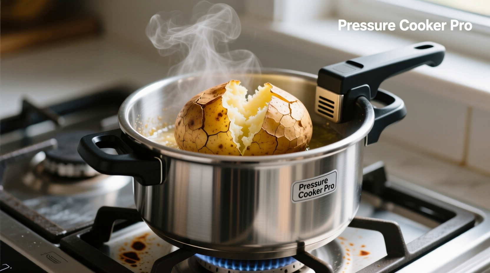baked potato in pressure cooker